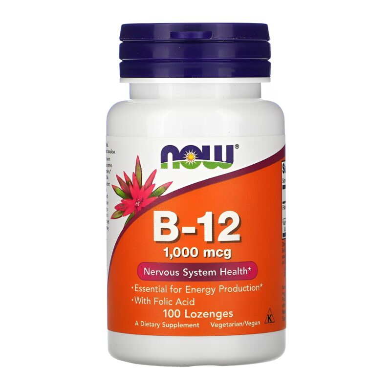 Now Foods Vitamin B12 1 mg and folic accidents 100 lozenges