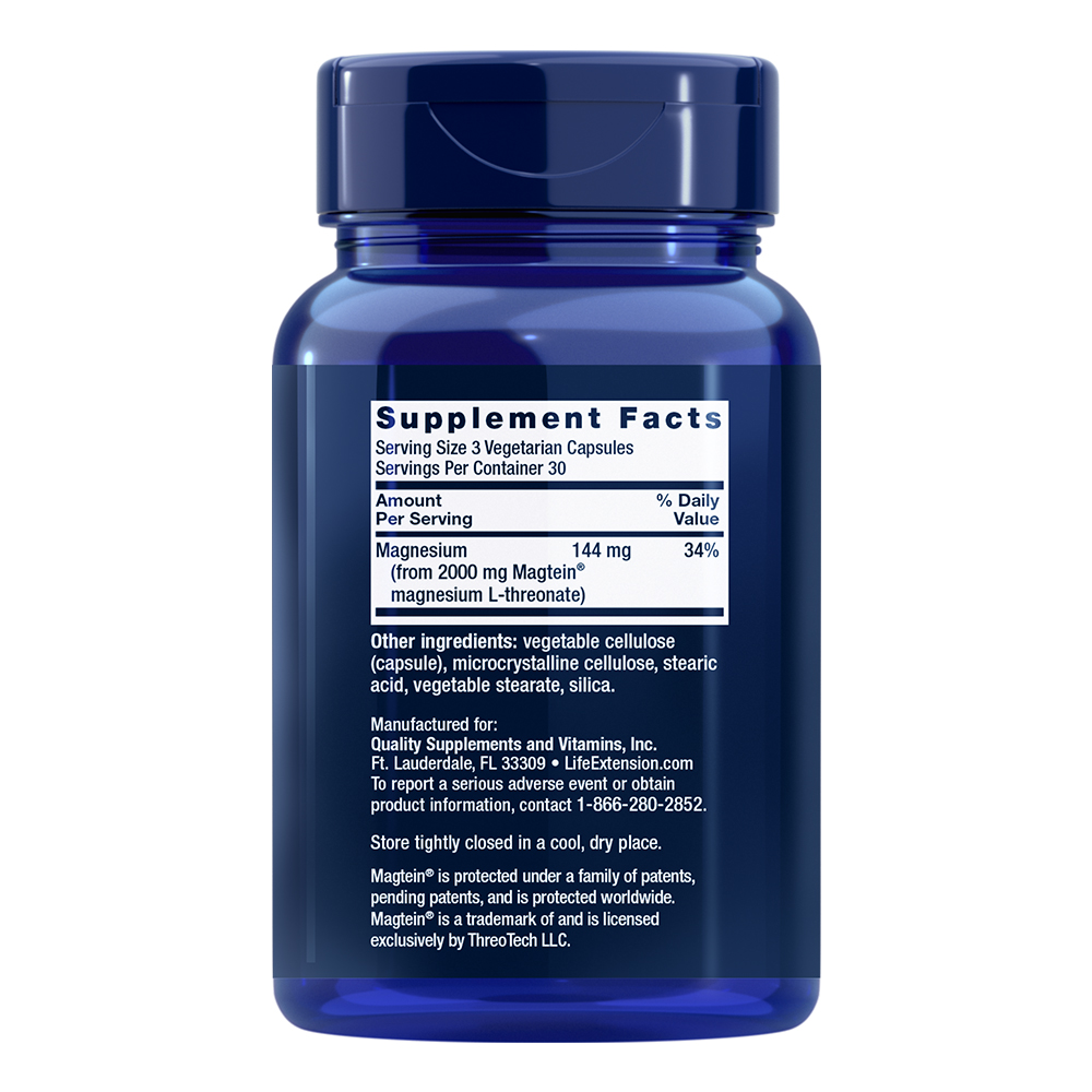 Neuro-MAG Magnesium Life Extension 90caps Imported