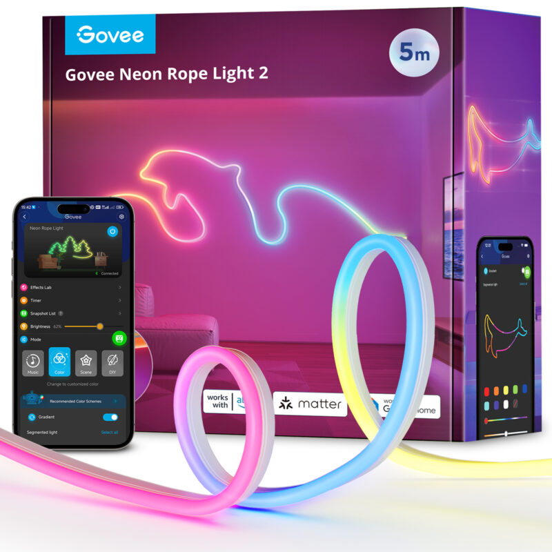 NEON ROPE LIGHT STRIP 2 - 5M
